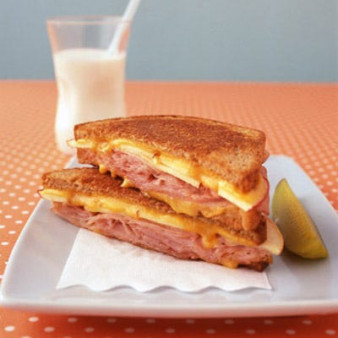 Apple, Ham, and Cheddar Melt