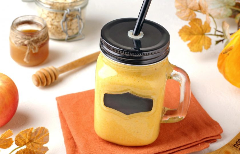 1. Этап. Смузи из тыквы с яблоком: Приятного аппетита!