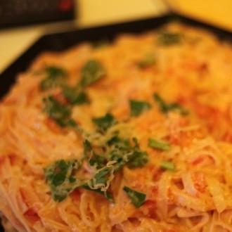 Паста со сливочным соусом