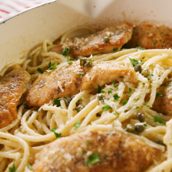 Chicken Piccata Two Ways