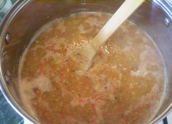 1. Этап. Аджика домашняя острая: Аджика готова.