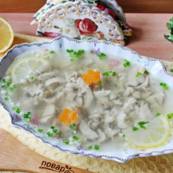 Холодец с лимоном