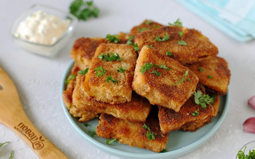 1. Этап. Шницели из тыквы: Вкусно именно с пылу, с жару, в горячем виде. Приятного аппетита!