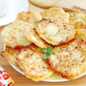 Оладьи из кабачков с манкой