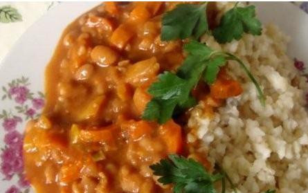 1. Этап. Рагу из фасоли с овощами: Приятного аппетита!