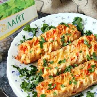 Запеченные фаршированные купаты