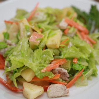 Салат Русская красавица с курицей