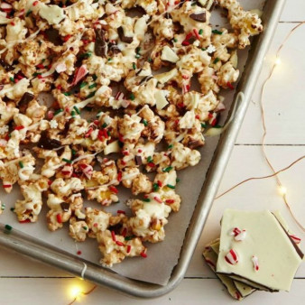Peppermint Bark Popcorn