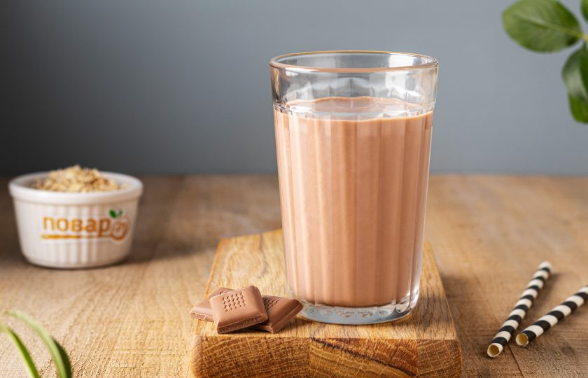 1. Этап. Шоколадное овсяное молоко: Шоколадное овсяное молоко готово!