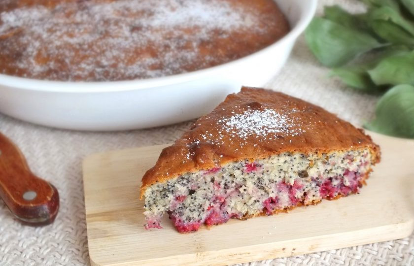 1. Этап. Пирог с маком и малиной: Приятного аппетита!