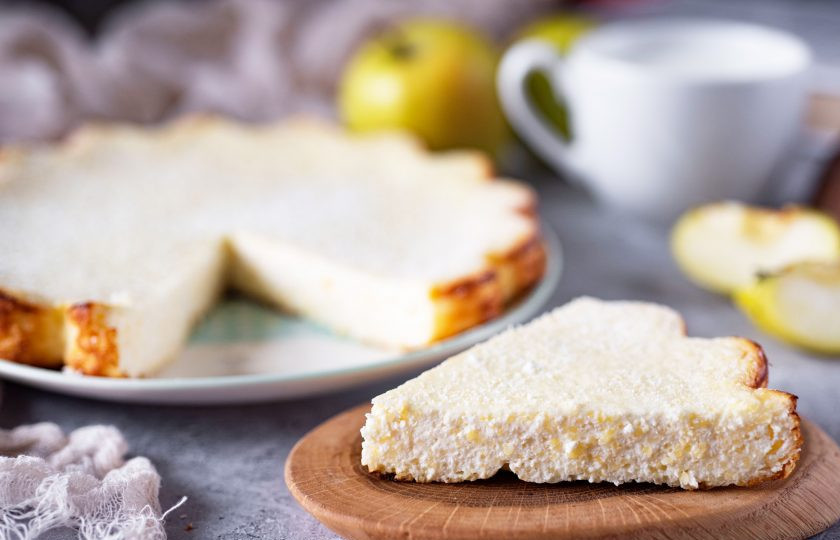 1. Этап. Творожная запеканка с кукурузной крупой: Приятного аппетита!