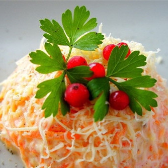 Морковь с сыром