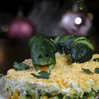 Новогодний салат Символ года