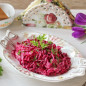 Салат со свеклой и копченым сыром