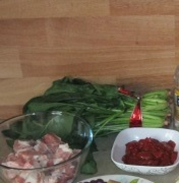 1. Этап. Свинина с овощами по-восточному: Ингредиенты