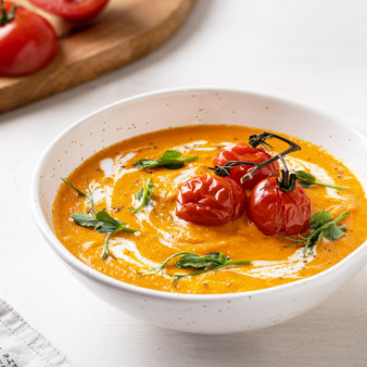 Томатный суп с кокосовым молоком