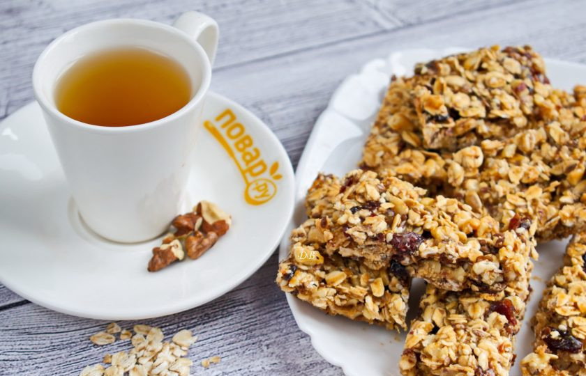 1. Этап. Батончики мюсли с орехами: Приятного аппетита!