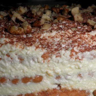 Творожный торт на скорую руку