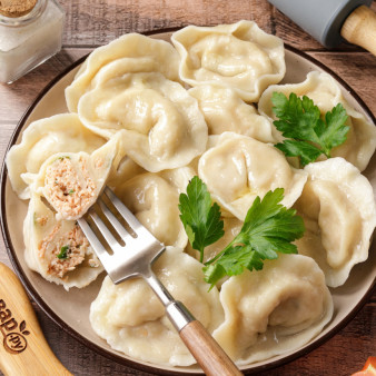 Пельмени с рыбой