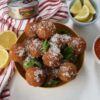 Cheesy Tuna Arancini