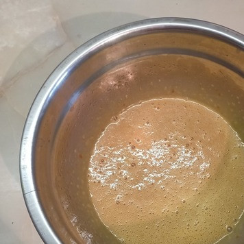 1. Этап. Кекс на вареной сгущенке: *