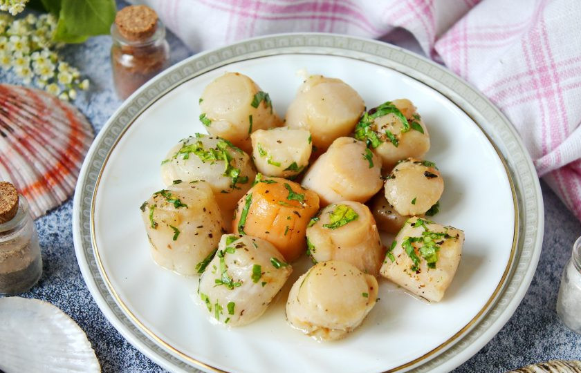 1. Этап. Морские гребешки в духовке: Приятного аппетита!