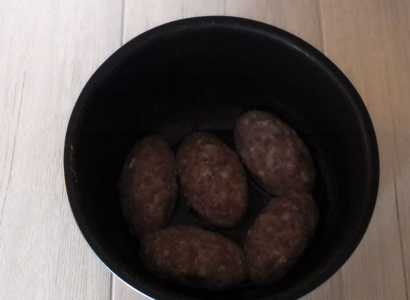 1. Этап. Зразы в мультиварке: В мультиварке, в режиме 