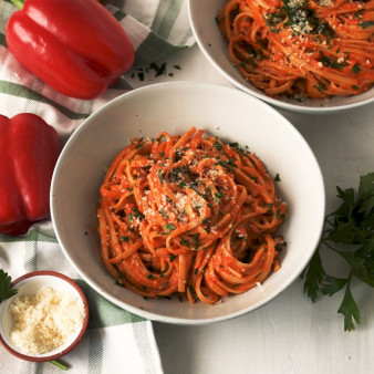 Roasted Red Pepper Alfredo