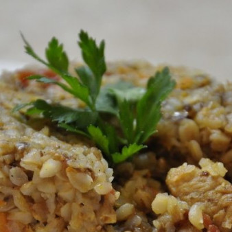 Гречка по-купечески со свининой