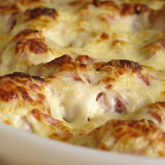 Мясо с цветной капустой в духовке