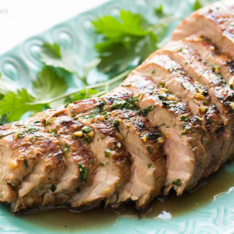 Grilled Ginger Sesame Pork Tenderloin