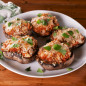 Chicken Parm Stuffed Portobellos