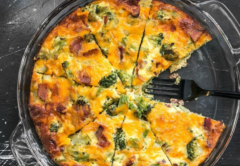 1. Этап. Киш с брокколи и сыром: 9. Остывший киш нарежьте кусочками и наслаждайтесь.