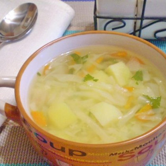 Диетические щи из свежей капусты