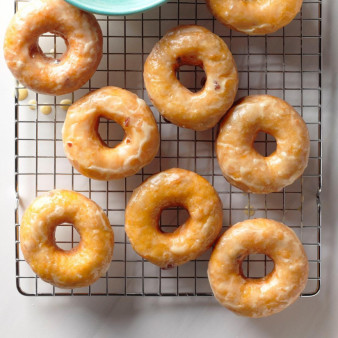Sweet Potato-Cranberry Doughnuts