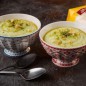 Semolina porridge with pistachios