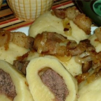 Галушки с фаршем
