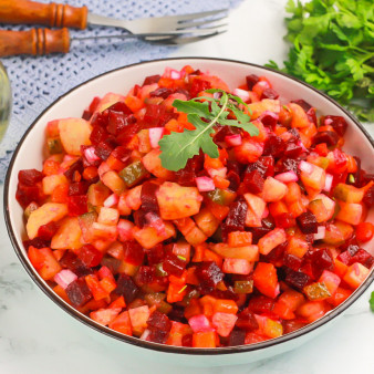 Винегрет без горошка классический