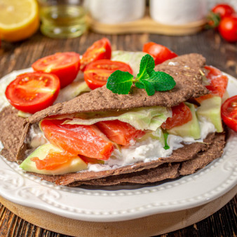 Льняные лепешки