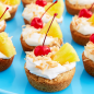 Piña Colada Cookie Cups