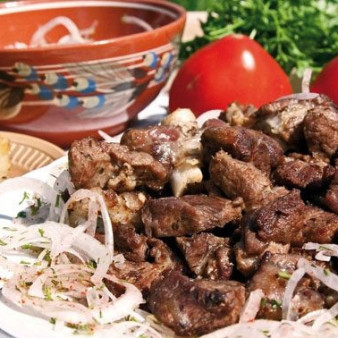 Шашлык из свинины в вине