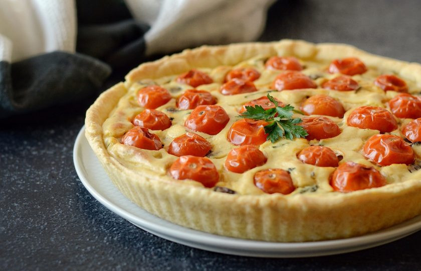 1. Этап. Постный киш: Постный киш готов. Приятного аппетита!