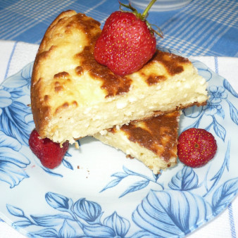 Творожная запеканка в мультиварке Панасоник