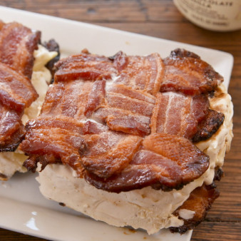 Bacon Weave Ice Cream Sandwiches