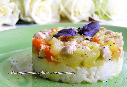 1. Этап. Летнее рагу из курицы с овощами: Приятного аппетита!