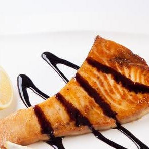 Жареная рыба-меч