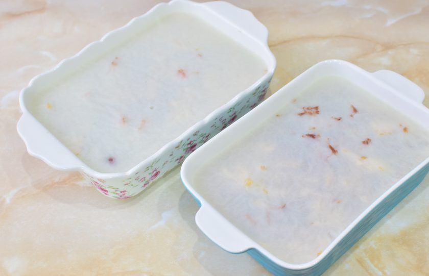 1. Этап. Холодец из рульки и индейки: Холодец хорошо застыл. Можно его подавать к столу.