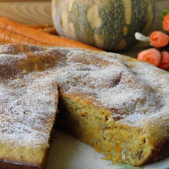 Морковный пирог классический