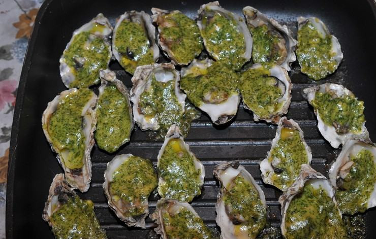 1. Этап. Запеченные устрицы: Приятного аппетита!