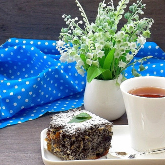 Польский маковец с яблоками